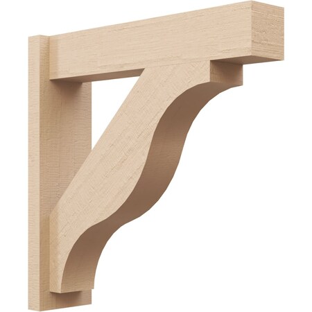 Ekena Millwork 5 1/2-in W x 22-in D x 22-in H Funston Block Rough Cedar Woodgrain TimberThane Outlooker, Primed Tan OUTUR055X22X22FST44RCPR